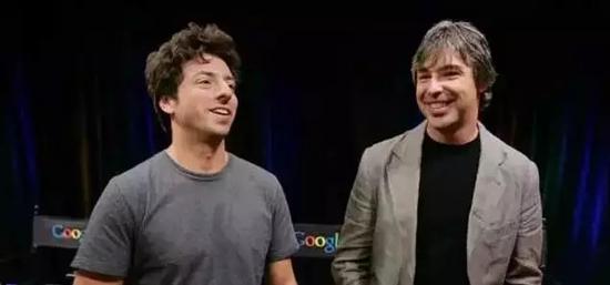 谷歌创始人谢尔盖•布林（Sergey Brin）和拉里•佩奇（Larry Page）